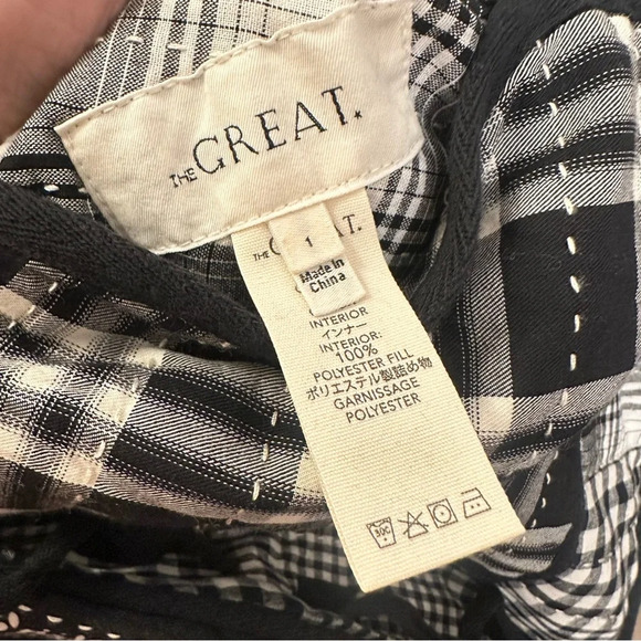THE GREAT. Reversible Quilted Jacket Size 1 Small - Picture 4 of 6